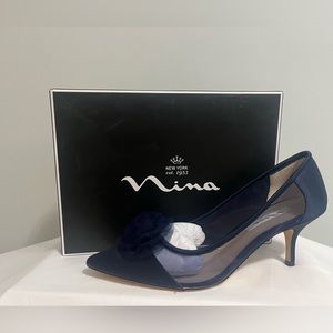 Nina Navy Blue “Betty” Pumps Size US 10